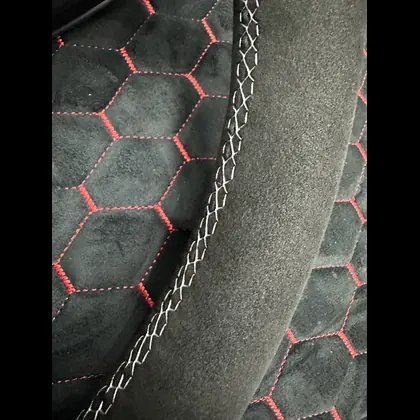 BMW Lenkrad Alcantara Multilayer weisse Naht - Lenkrad beziehen Winterthur Express-Service Uzwil